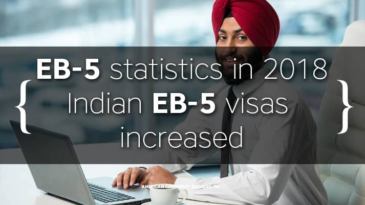 EB-5 visas for Indian investors increased more than three times. EB-5 program statistics in 2018.