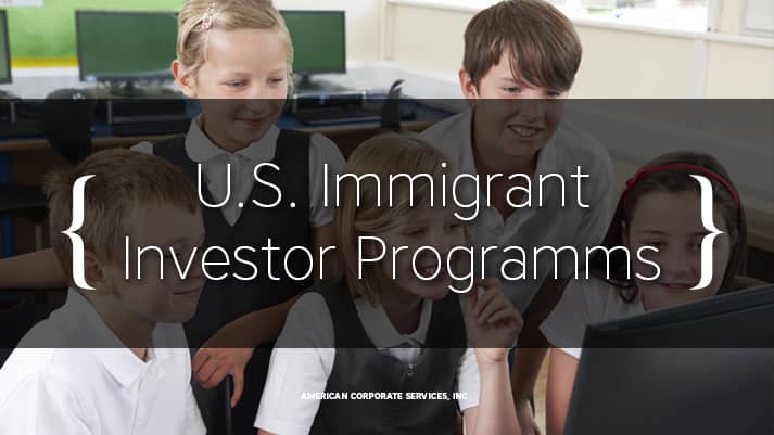 U.S. Immigrant Investor Programms